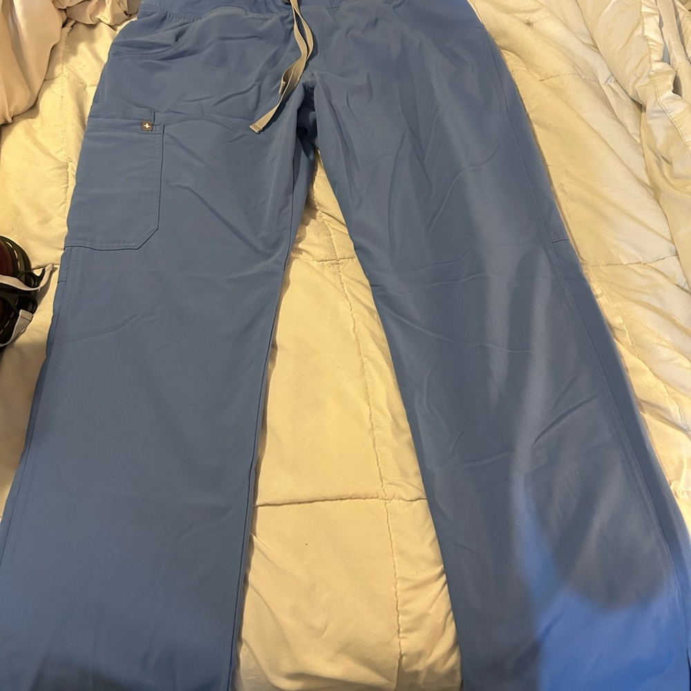 Figs Light Blue scrub pants